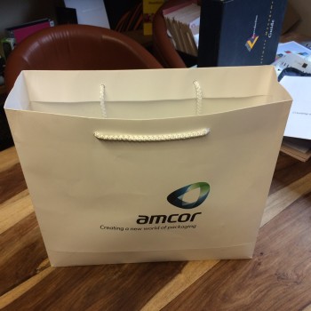 Luxury rope handled laminated ECO bag