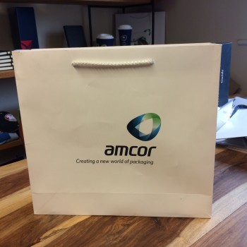 Luxury rope handled laminated ECO bag